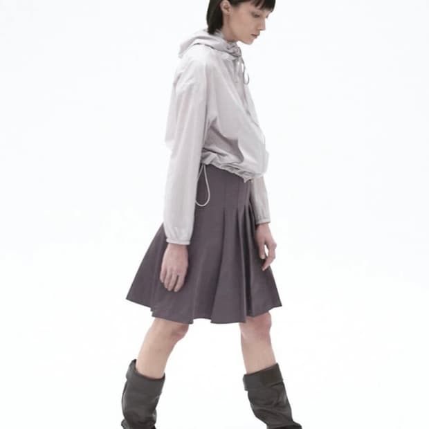 버뮬라 플리츠 스커트