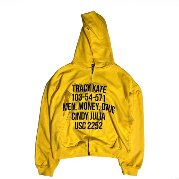 1 2 파코서플라이 트레이시 집업 후디 후드집업 옐로우 미개봉 판매