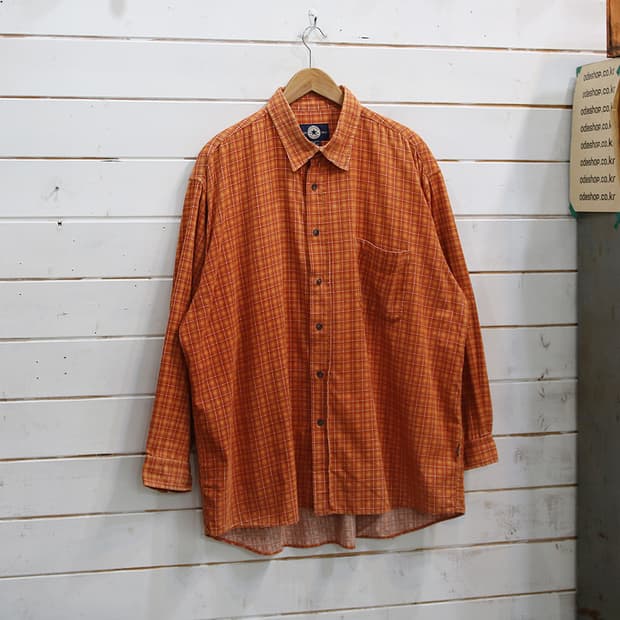 (착용컷) 컨버스 코듀로이 체크 셔츠 (남성용 113)