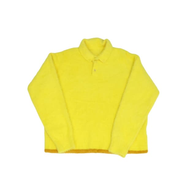자크뮈스 옐로우 르 폴로 네브 플러피 롱슬리브 XL