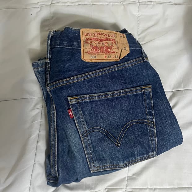 리바이스 501 레드탭 32/32 허리수선