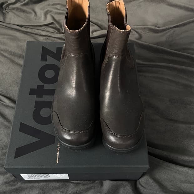 (1회착/박스포함) Vatoz 바토즈 브라운 첼시 부츠 270