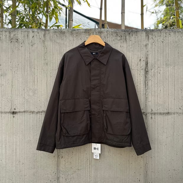 유니클로 C 코튼 쇼트 블루종