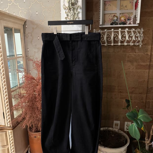 르메르 벨티드 데님 팬츠 블랙