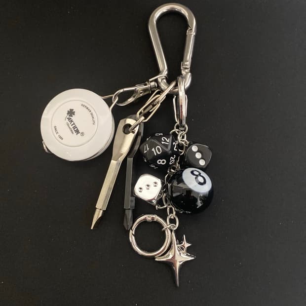 8볼 다이스 키링