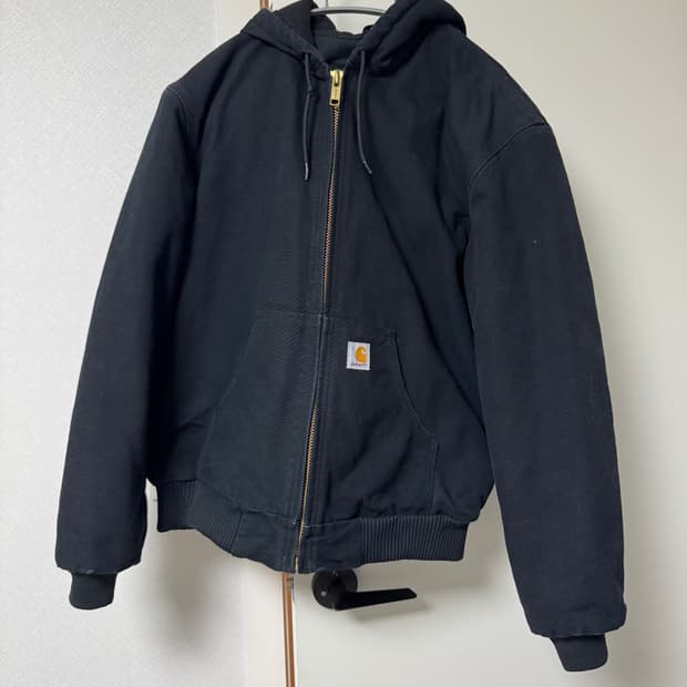 칼하트 j140 덕 액티브 후드 집업 자켓 M