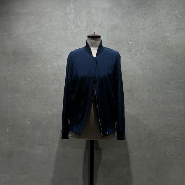 MAX MARA STUDIO Silk Bomber Jacket