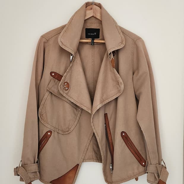 너무멋진 90s빈티지(정품)이자벨마랑 숏트렌치 (0)사이즈