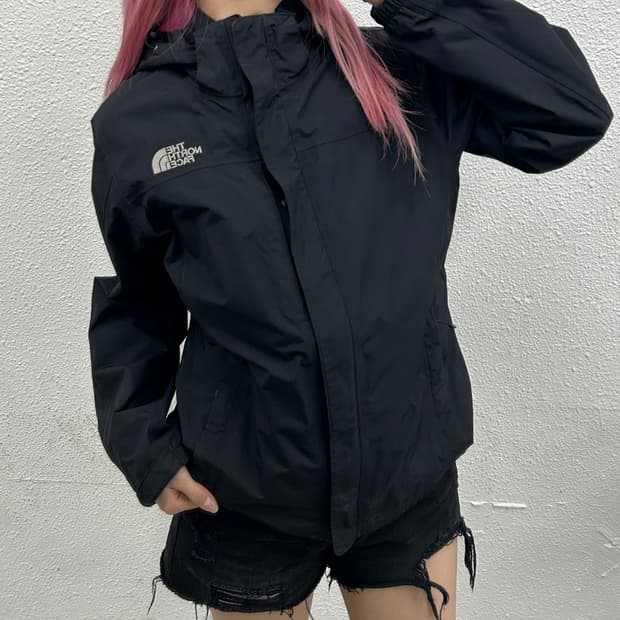 노스페이스 블랙 바람막이 90