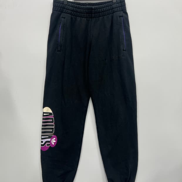 아디다스 블랙 조거 팬츠 