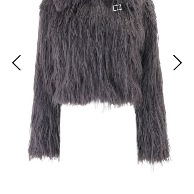 구합니다) 킴서울 플러피 퍼자켓 블루차콜 구해요