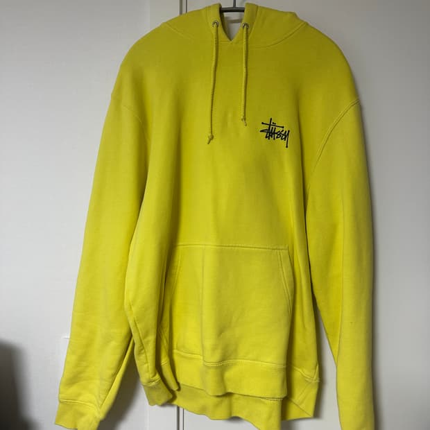 스투시 후드티 형광 L