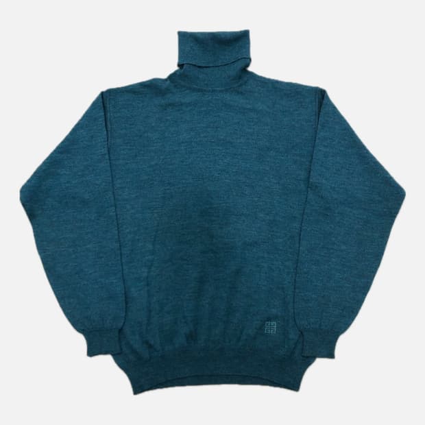 급처) 지방시 터틀넥 니트 스웨터 S Blue