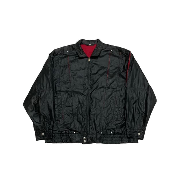 Nylon detail blouson 