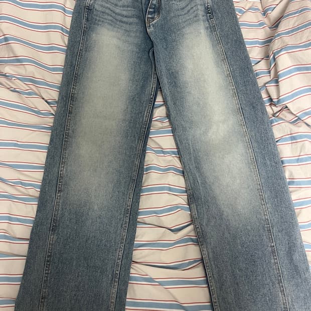 m) 일자데님팬츠