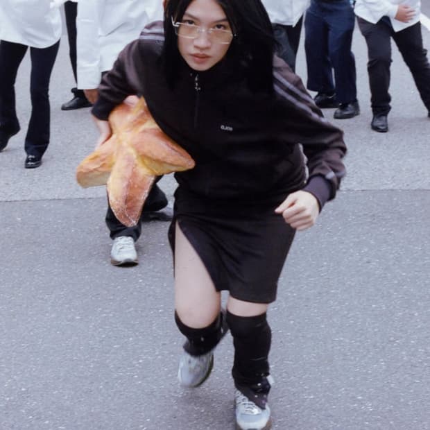 오호스 x 아트모스 핑크 트랙 저지 & 팬츠