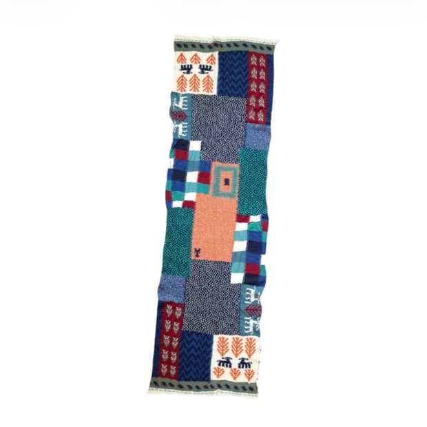 캐피탈 풀 렝스 무라가베 머플러 터콰이즈