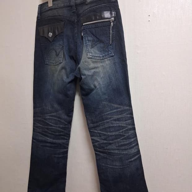 EDWIN XVS 일본 빈티지 워싱 데님 팬츠 
30인치 