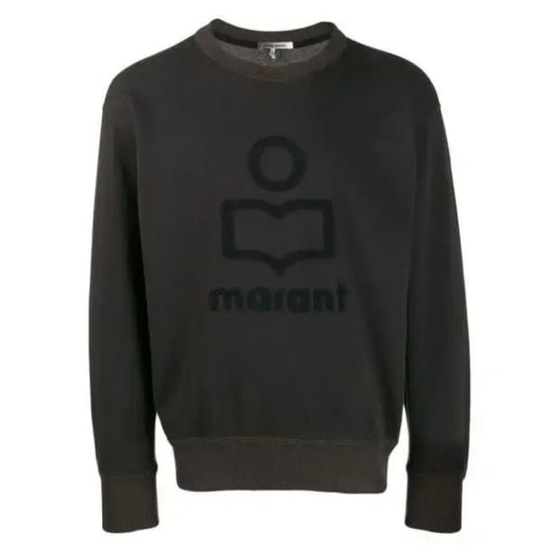 [M] 이자벨마랑 블랙 로고 스웨트셔츠