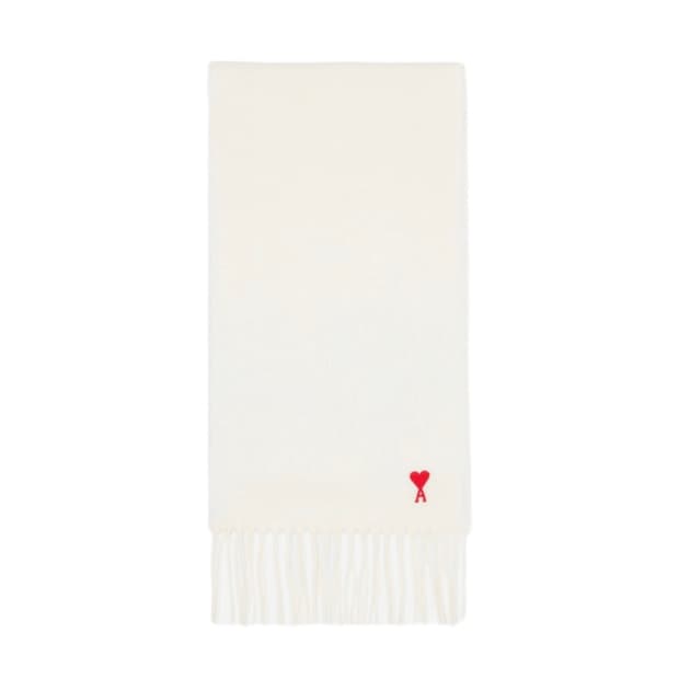 아미 화이트 목도리/머플러