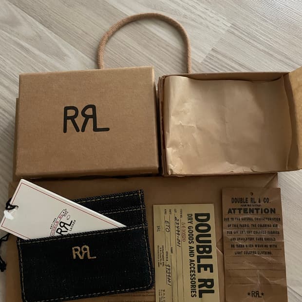 RRL 데님 카드지갑 (새상품)
