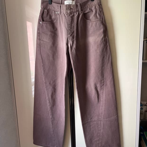 애프터프레이 데님 팬츠 그레이프 S