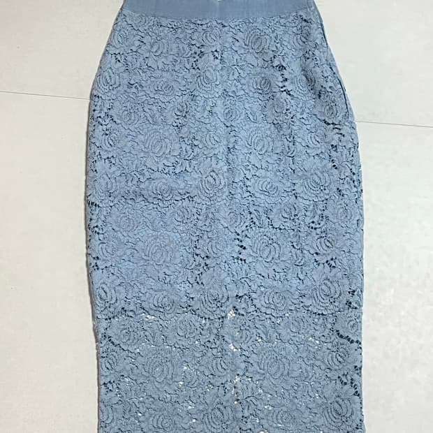 H라인 레이스 스커트