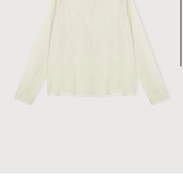 에토스 실루엣 블라우스 아이보리