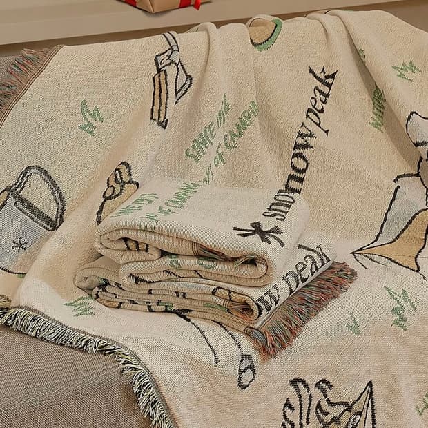 [새상품] 스노우피크 캠핑 러그 블랭킷 담요