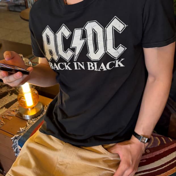 AC/DC 'Back In Black' Graphic Band Tee