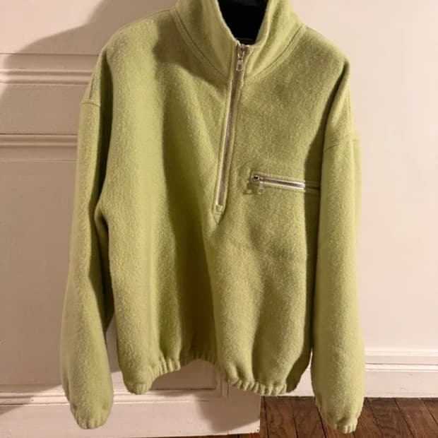 Rier 플리스 하프집업 S사이즈