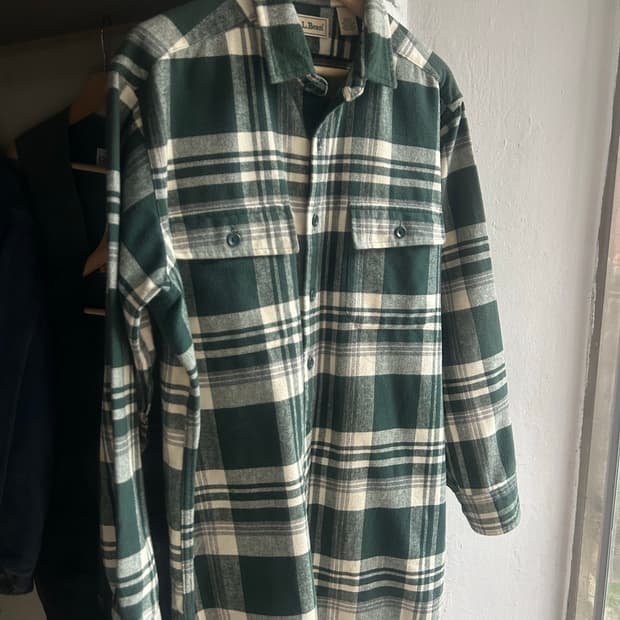 90‘s LL.Bean 엘엘빈 플란넬 체크셔츠