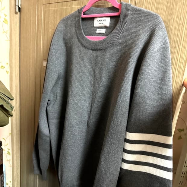 톰브라운 니트 그레이 5사이즈