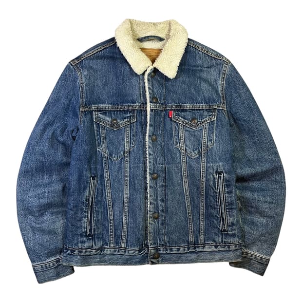 리바이스 데님 쉐르파 자켓