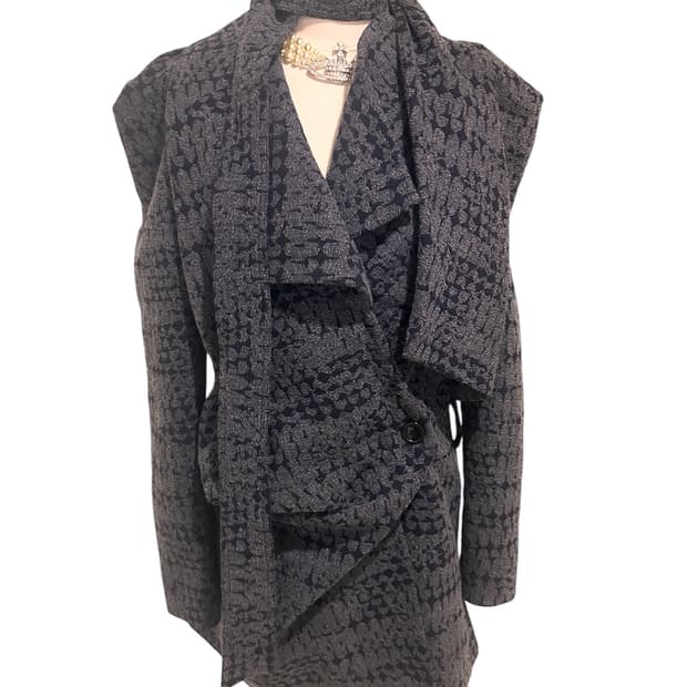 비비안웨스트우드 10fw 드레이핑 코트