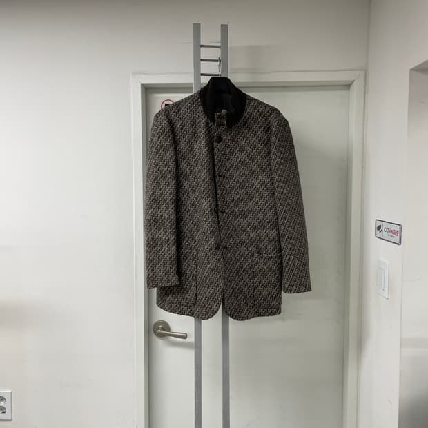 조르지오 아르마니 모/캐시미어 니트 자켓 50