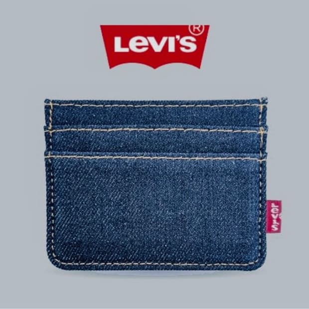 [정품] LEVI'S 리바이스 데님 카드지갑
