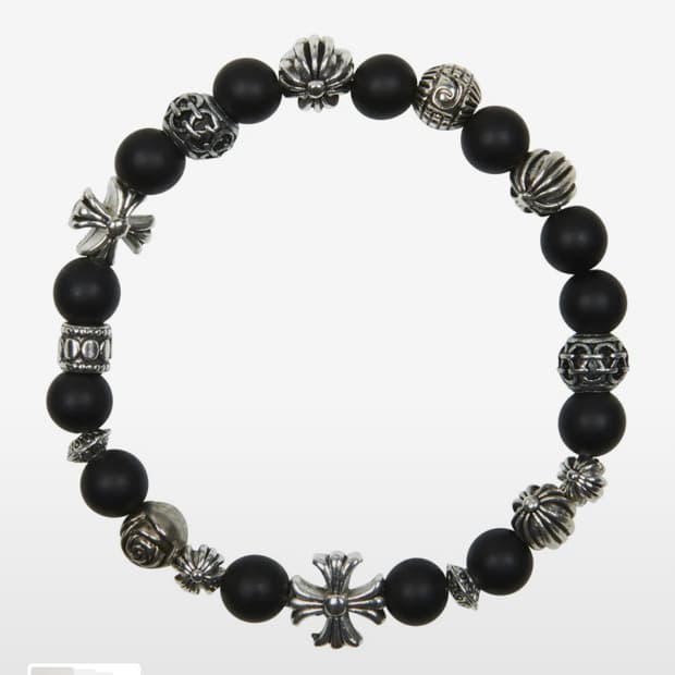 Chrome & Black Stone Phoenix 원석팔찌 