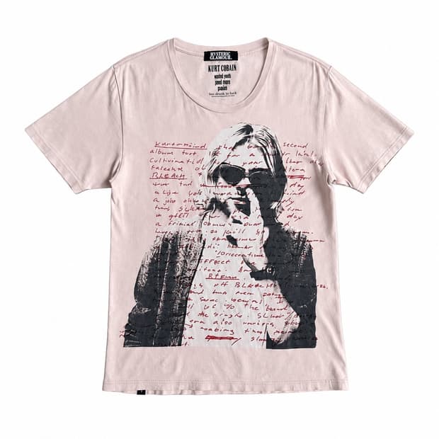 Hysteric Glamour 'Kurt Cobain' 1/2 tee(히