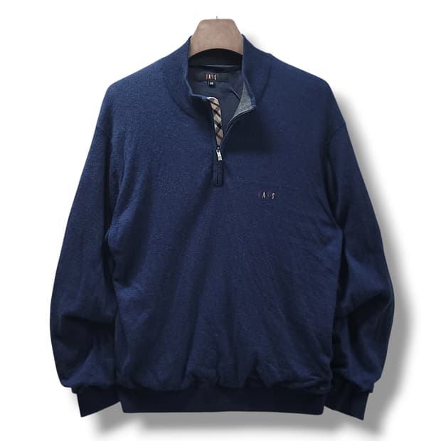 [110] 닥스 네이비 하프집업 모 스웨터 니트