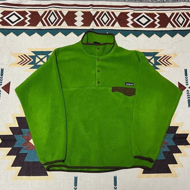 구매글)파타고니아 신칠라 라임 그린 M