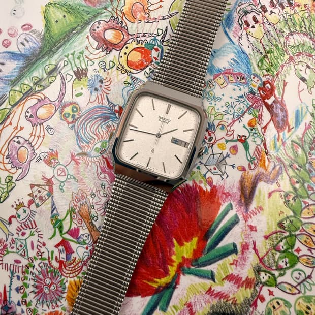 Seiko_1982s Day-date metal vintage watch