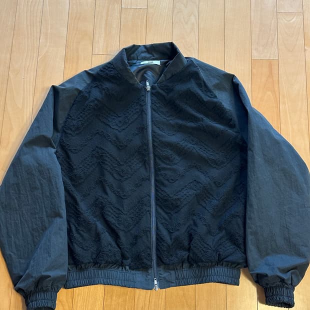 Suah 니트 블루종 2사이즈