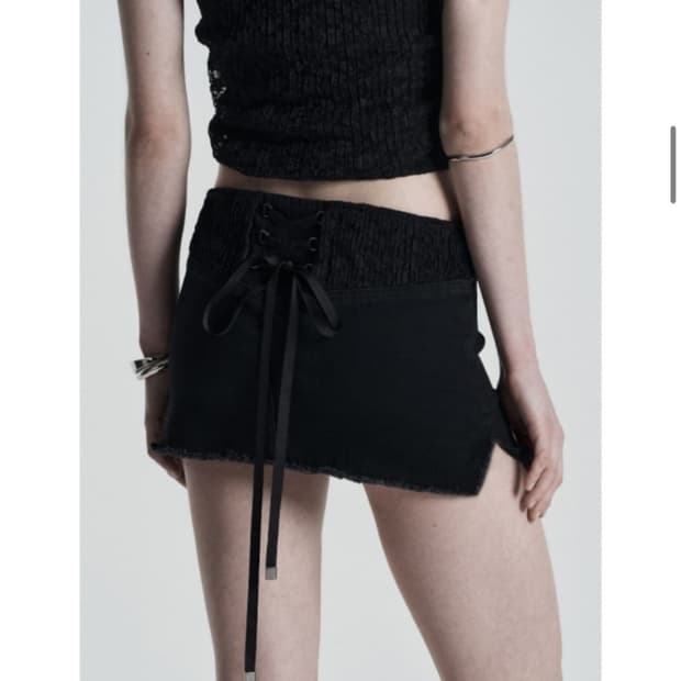 [1/새상품] 오도어 letto law skirt 레토 로우 스커트 1