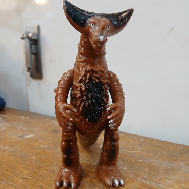 80년대 빈티지 고질라 고모라 소프 피규어