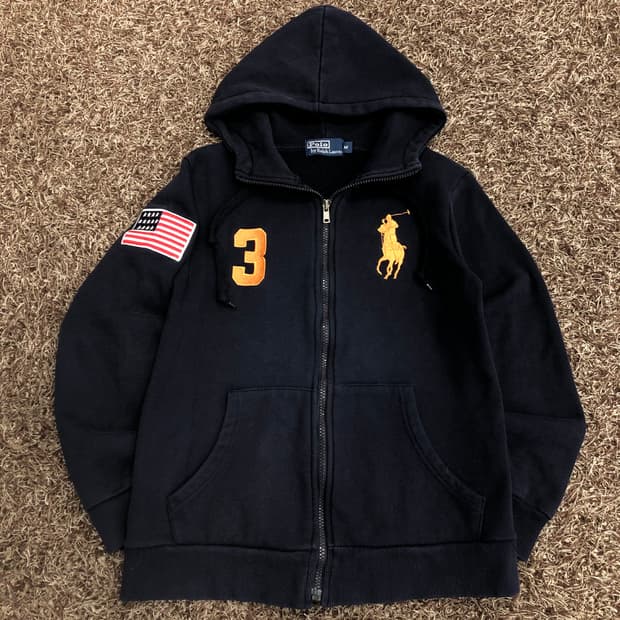 폴로 랄프로렌 빅포니 성조기 Usa 후드집업