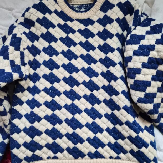 아더에러 태닛 체크 니트