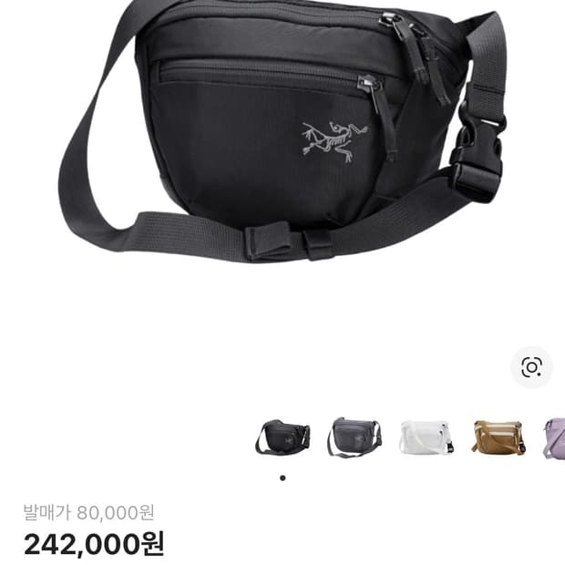 아크테릭스 맨티스 2 웨이스트팩 블랙