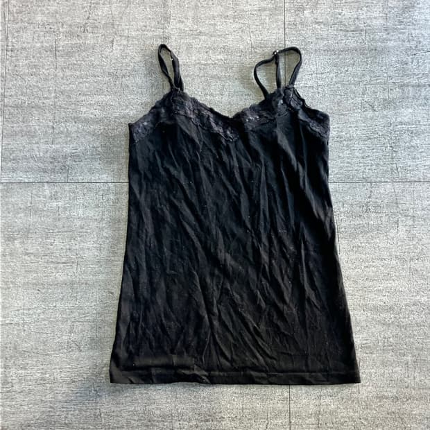 일본빈티지 Minx 하구미모리걸 달천깔페어리 슬리브리스 나시탑