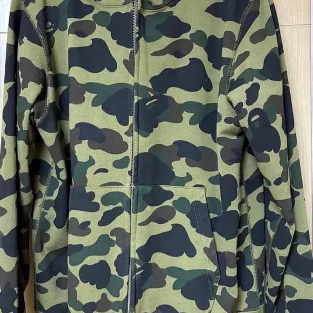 베이프 녹계 샤크후드 XL 새상품